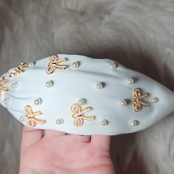 Bow&Pearl Headband - Celestial Glow - Picture 3 of 8